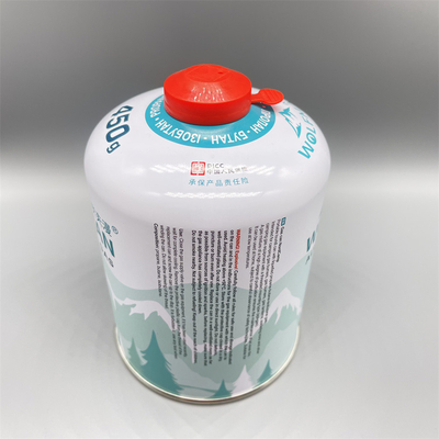 Cartucho de gás butano para camping, tipo rosca, vazio, 220g/450g