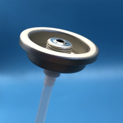 Válvula de aerossol com rosca feminina para aplicações de gás industrial