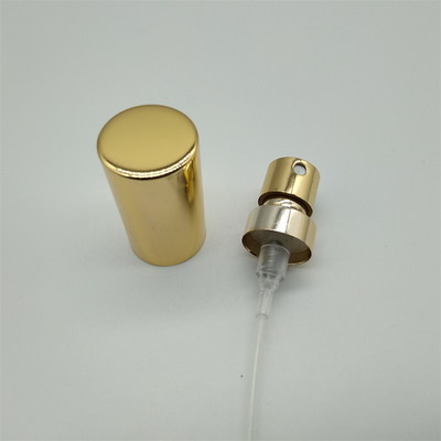 A válvula de spray de fragrância dourada é ideal para distribuição de perfumes e elegância de aerossóis