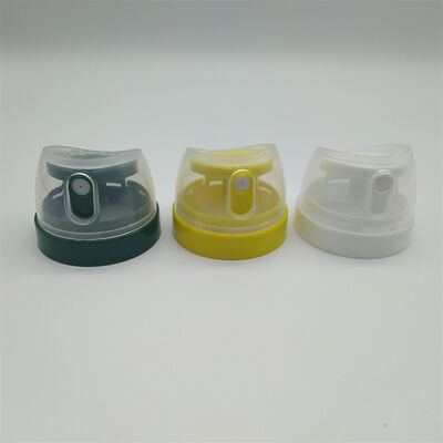 Capuz de aerossol de 35 mm com vedação de bloqueio segura, resistente a produtos químicos e design ergonômico para aplicações industriais de solventes