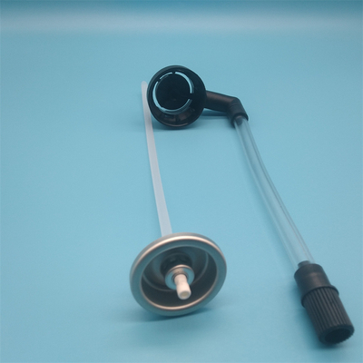 Válvula de inflador de pneus de aerossol confiável para fixação rápida de pneus e spray de selante