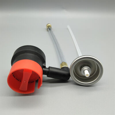 Válvula de aerossol de alto desempenho para latas de inflador de pneus