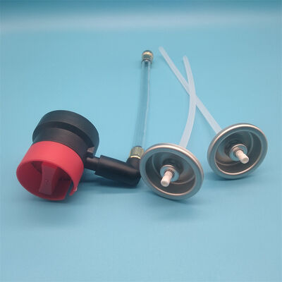 Válvula de Aerossol Universal para Latas de Inflador e Selante de Pneus Portáteis