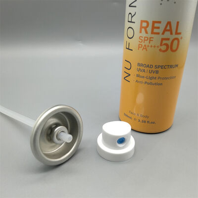 1 Pulgada válvula de pulverização de aerossol para aplicações de névoa de protetor solar