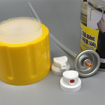 Válvula de limpeza de espuma industrial e doméstica e tampa para produção de pulverização consistente