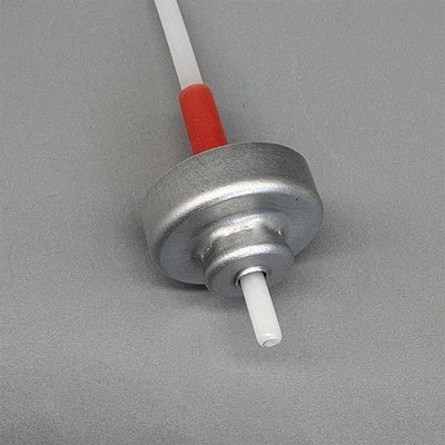 Válvula de aerossol pré-fabricada de plástico de 20 mm para uso doméstico com precisão de dosagem