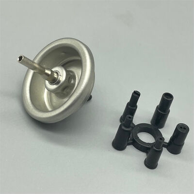 Uma válvula de reabastecimento de gás mais leve de uma polegada para aplicações comerciais, domésticas e pessoais de gás.