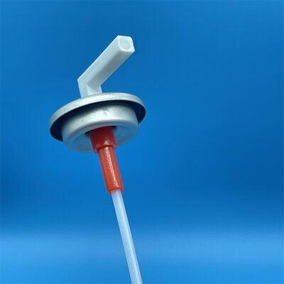 Uma válvula de aerossol medido de uma polegada para dosagem precisa do produto de aerossol