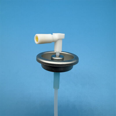 Valva de medição premium com haste de plástico para produtos de limpeza domésticos com controlo de dosagem preciso