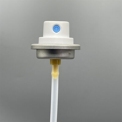 Válvula de pulverização de corpo personalizável para embalagens de marca com superfície pronta para logotipo