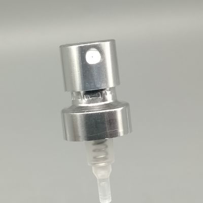 Dispensador de bomba de perfume de névoa fina de prata com vedação à prova de vazamento para fragrâncias de luxo
