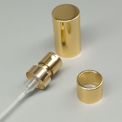 Dispensador de bomba de perfume de névoa fina dourada com vedação à prova de vazamento para fragrâncias de luxo
