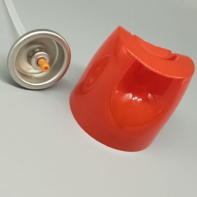 Válvula de aerossol de inseticida para um padrão de pulverização e fluxo consistentes