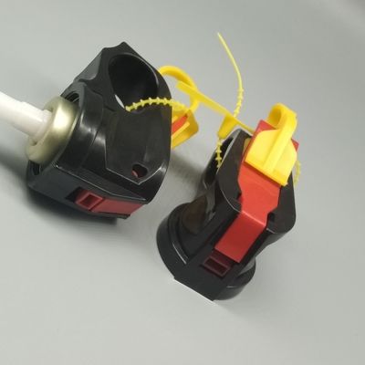 Valva de descarga de extintor de incêndio para aplicações de emergência de aerossóis