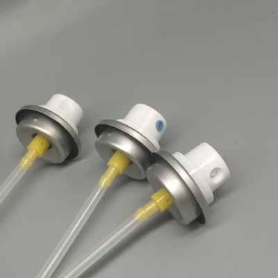 Válvula de distribuição de aerossóis para formulações de pulverização fina