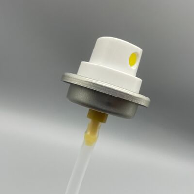 Válvula de spray de brilho capilar com toque de silicone luxuoso para marcas de varejo premium, com design de contorno de dedo de 360 graus e operação silenciosa