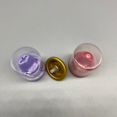 Válvula de alumínio de mousse de cabelo em aerossol invertido para embalagens de spray de espuma cosmética