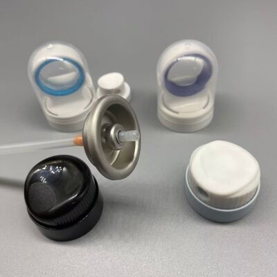 Válvula de pulverização de protetor solar com controle de fluxo de precisão para um design uniforme de névoa e à prova de vazamento