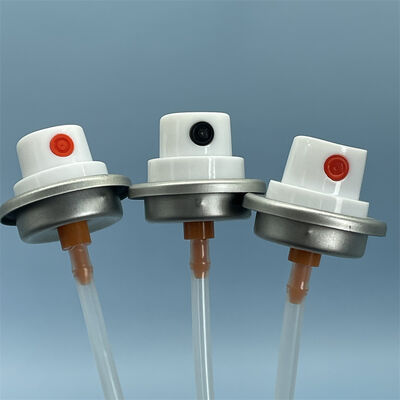 Válvula de aerossol para latas de tinta spray adequada para bricolage, automotivo e revestimentos industriais