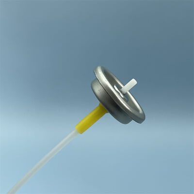 Válvula purificadora de ar em aerossol medida com mecanismo de dosagem projetado com precisão