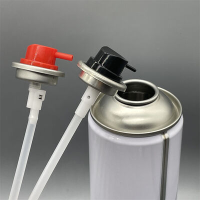 Válvula de aerossol rotativa de 360 graus para distribuição multi-ângulo, válvula de aerossol à prova de vazamento para uso doméstico e comercial