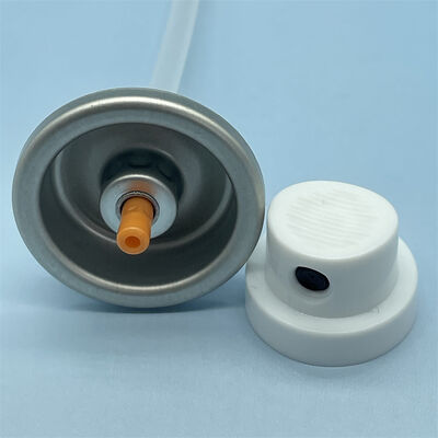 Aerosol Shaving Foam Valve with Compressed Gas Compatible Rich Lather Nozzle and Leak-Proof Seal