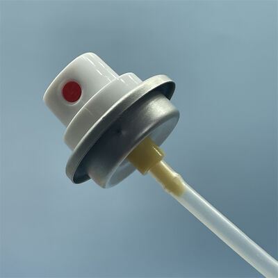 Válvula e conjunto de atuadores para embalagens de fragrâncias