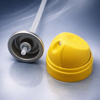 Dispensação suave 1 Pulgada válvula de aerossol para spray de desodorante corporal com saída de névoa fina