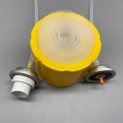 Válvula de espuma de precisão com controlo antigolas